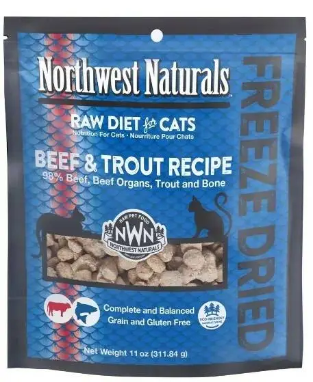 Northwest Naturals FREEZE DRIED 凍乾牛肉+鱒魚配方 11oz/311g